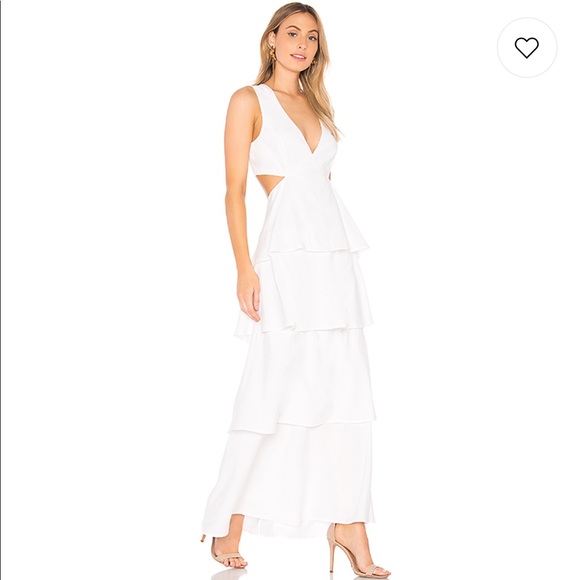 revolve long white dress